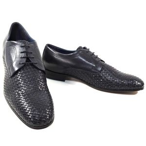 ALBERTO CICCIOLI 🇮🇹 MEN'S NAVY BLUE SOFT LEATHER COMFORT SHOES